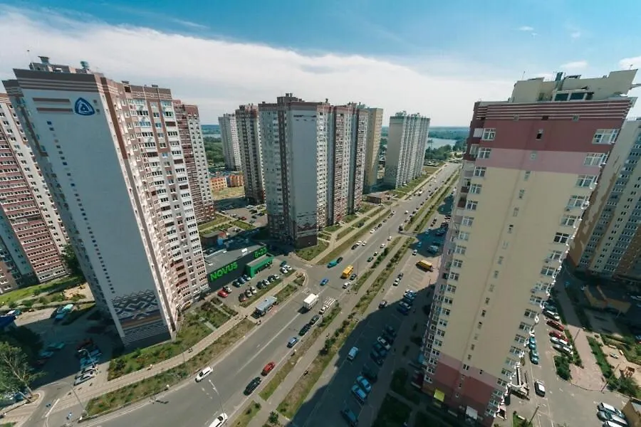 Двухкомнатная Квартира С Видом На Днепр Kiev Ucrania